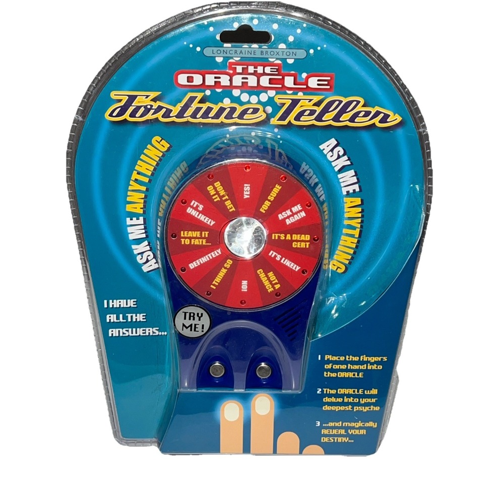 Vintage The Oracle‎ FORTUNE TELLER Electronic Handheld Game 2004 SEALED RARE New